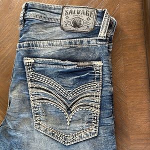 Men’s salvage jeans made for the Buckle. Slim fit. 33 R.